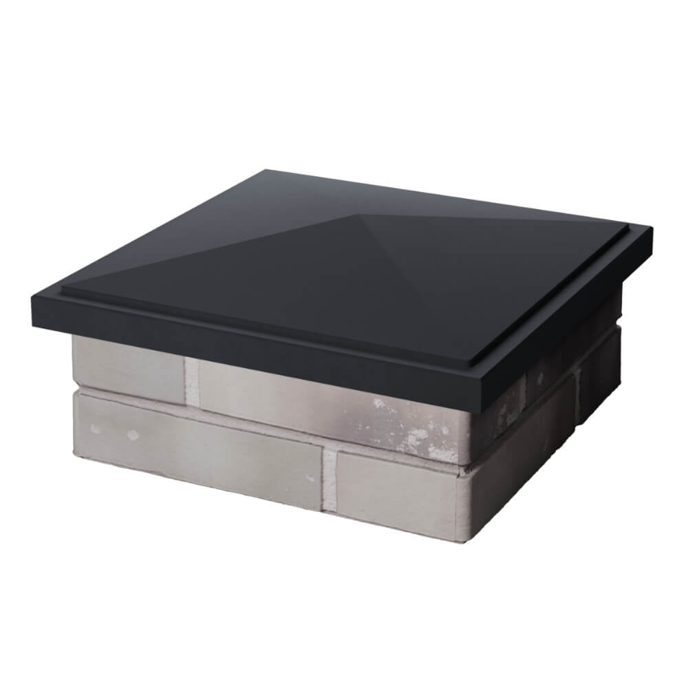 Колпак Zking БонаМоно Серый на столб 1.5х1.5 кирпича (385х385, 400х400мм) в Воронеже фото