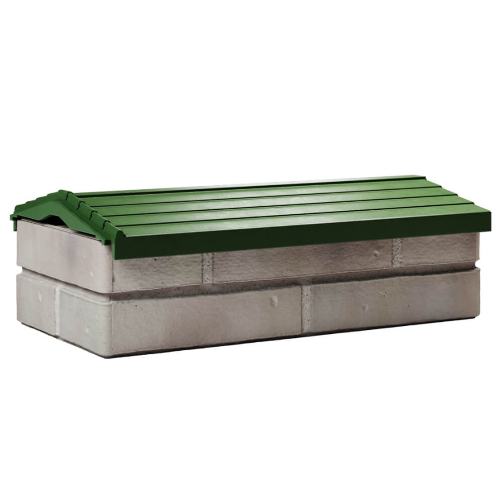 Парапет Zking Бона ХайТек Зеленый с посадкой на 1 кирпич (200/225/255мм) Воронеж фото