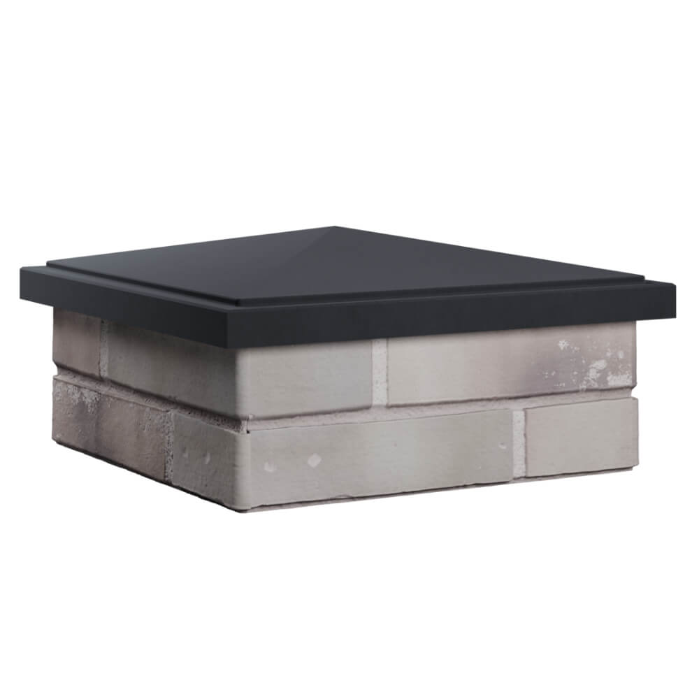 Колпак Zking БонаМоно Серый на столб 1.5х1.5 кирпича (385х385, 400х400мм) в Воронеже фото