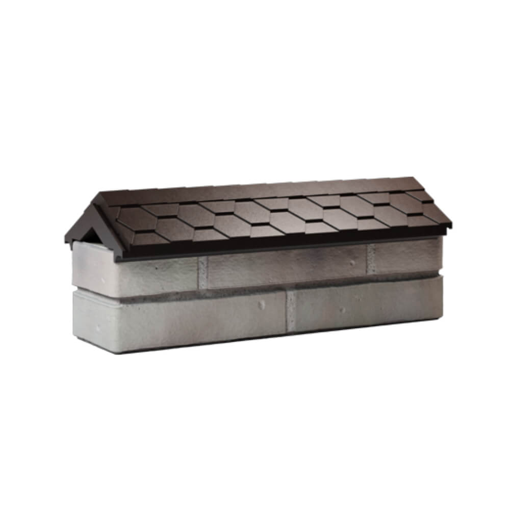 Парапет Zking Эверест Коричневый с посадкой на 0.5 кирпича (130мм) Воронеж фото