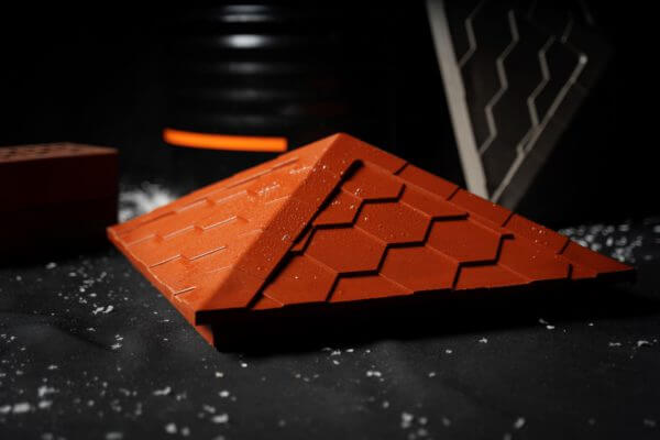 Колпак Zking Эверест Красный на столб 1.5х1.5 кирпича (390х390мм) в Воронеже фото