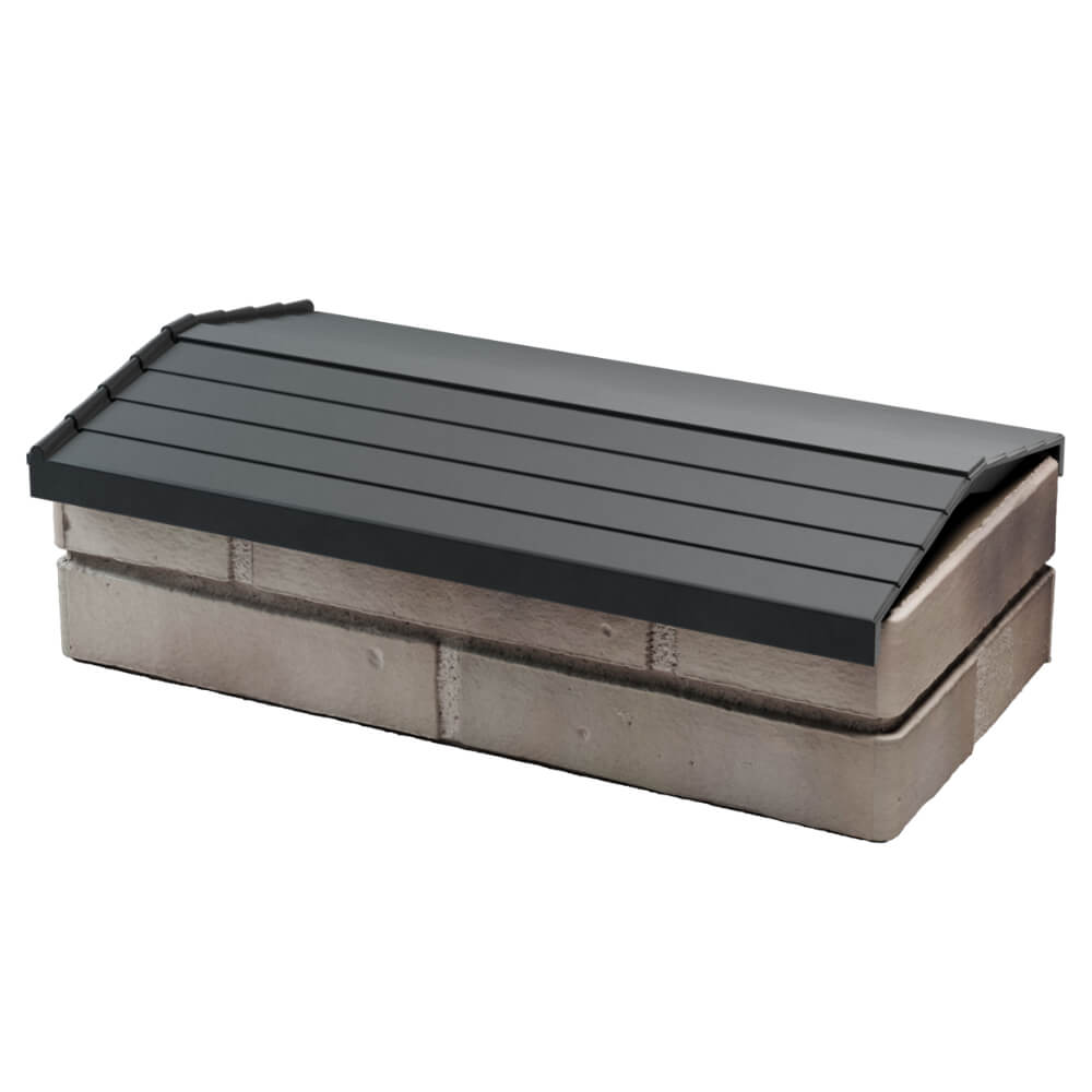 Парапет Zking Бона ХайТек Серый с посадкой на 1 кирпич (200/225/255мм) в Воронеже фото