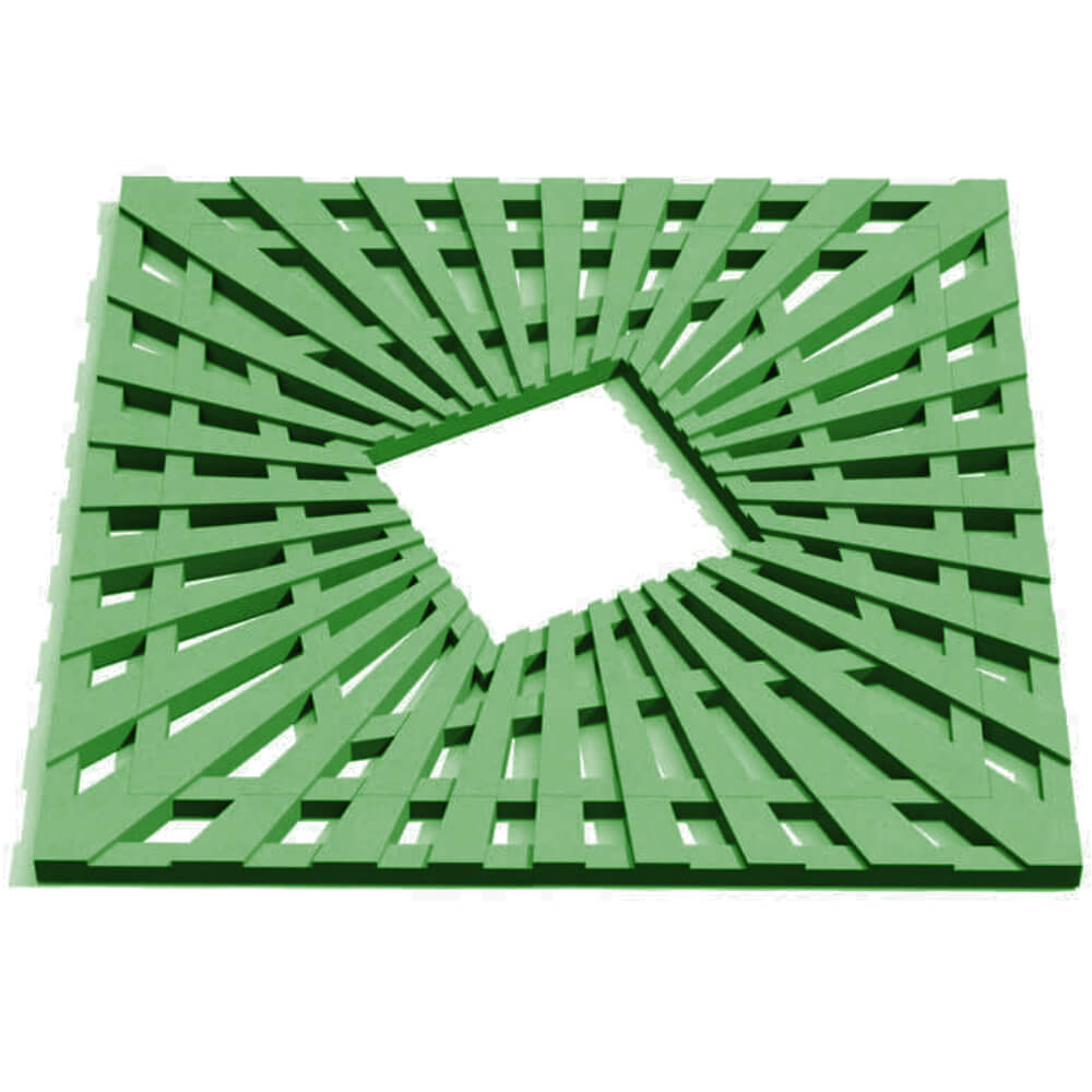 Приствольная решетка для дерева ZKING ATMOSPHERE 1.2х1.2м Зеленая Воронеж фото