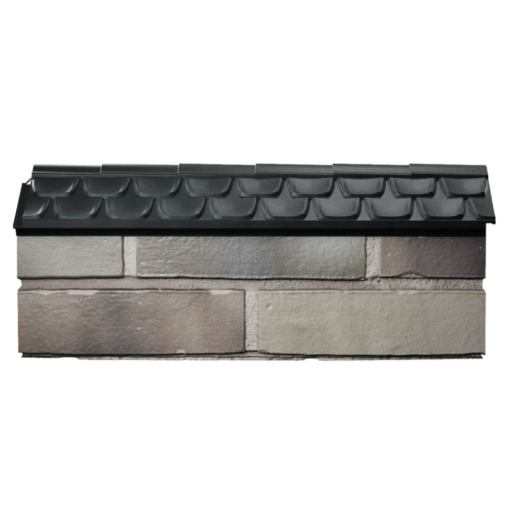 Парапет Zking Эльбрус Черный с посадкой на 0.5 кирпича (130мм) в Воронеже фото